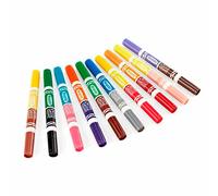Crayola Marqueurs Parfumés Lavables à Double Pointe Boîte Avec 15x1.5x19.7 Cm 10 Unités