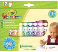 Crayola Mini Enfants Marqueurs Super Lavables 12 Pièces Pointe Ronde Couleurs As