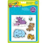 Crayola Mini Kids - 12599 - Loisir Créatif - Gommettes Géantes Animaux