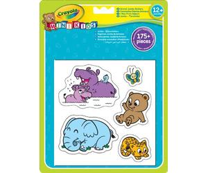 Crayola Mini Kids - 12599 - Loisir Créatif - Gommettes Géantes Animaux