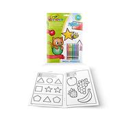 Crayola Mini Kids, Album Couleurs & Formes, 24 Pages à Colorier | 24 pages, 7 crayons gras, Mini kids, Albums couleurs&formes, Kit complet, S'amuser en toute sécurité