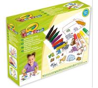 Crayola - Mini Kids - Mon premier coffret de coloriage et de gommettes - Coloriage pour enfant et tout petit