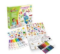 CRAYOLA - Mini Kids, Mon Premier Set Couleurs & Autocollants, avec feutres | 8 feutres, 32 pages, Contients, Kit complet Mini Kids spécialement conçu pour l'éveil, dès 36 mois