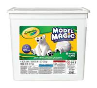 Crayola Modèle Magique Blanc Seau Souple, Squishy, Air Séchage Modelage Matériel
