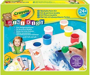 Crayola - Mon 1er kit de peinture--ancien - Loisir créatif - Mini Kids - à partir de 2 ans - Jeu de dessin et coloriage