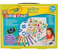 Crayola - Mon 1er Kit de tampons ancien - Loisir créatif - Mini Kids - à partir de 2 ans - Jeu de dessin et coloriage