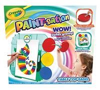 Crayola - Paint-sation Easel 2 en 1 - Loisirs créatifs - Coffret de peintures - A partir de 3 ans
