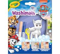 CRAYOLA Paw Patrol Washimals Lot Unique | Collectionnez 1 de Chase, Marshall, Skye, Rubble, Rocky ou Zuma | Comprend 2 marqueurs lavables et Une Brosse | Enfants à partir de 3 Ans