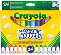 Crayola Pennarelli Lavabili À Pointe Conique Large - Lot De 24 Pièces