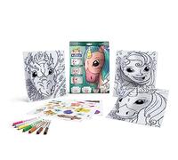 CRAYOLA POPS - Kit d'activités 3D, pour colorier et créer des dessins en 3D, Activité Créative et Cadeau pour Enfants, sujet Créatures Mystiques, à partir de 6 ans, 04-2803