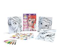 CRAYOLA POPS - Kit d'activités 3D, pour colorier et créer des Dessins en 3D, Activité Créative et Cadeau pour Enfant, Sujet Disney Princess, à partir de 6 Ans, 04-0743
