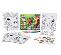 Crayola POPS - Super Kit d'Activités 3D, pour Colorier et Créer des Dessins 3D, Activité Créative et Cadeau pour Enfants, Sujet Jungle, à partir de 6 ans, 04-2595