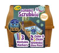 CRAYOLA Scribble Scrubbie Pets Glow Ocean Playset, jouets pour garçons et filles, cadeaux pour enfants, âgés de 3, 4, 5, 6 ans