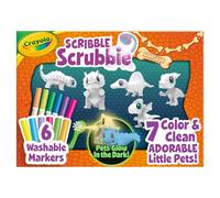 Crayola Scribble Scrubbie Pets - Lot Combo de Dinosaures phosphorescents pour Enfants de 3, 4, 5 Ans