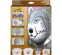 Crayola Set 3d Pops Couleur sauvage Activités 29x22x26 Cm Transparent Transparent One Size