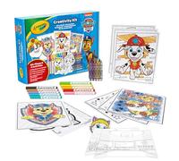 CRAYOLA - Set Créatif Pat' Patrouille 5 Activités, avec pages à colorier, Feutres, Crayons de Cire, 60 Pièces, Cadeau pour Enfants, à partir de 4 ans, 04-2940
