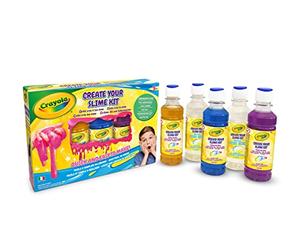 CRAYOLA - Set Crée Ton Slime, pour créer du Slime coloré, Activité créative et Cadeau Enfants, à partir de 5 Ans, 25-2160, Taille Unique