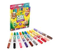 Crayola - Silly Scents, Feutres Parfumés Lavables Double Pointe Maxi, Set de 10 Pièces, 20 Couleurs et 20 Parfums, pour l'école et le Temps Libre, à partir de 3 ans, 58-8344