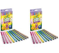 CRAYOLA - Silly Scents Set de 10 Feutres Lavables Parfumés - version anglaise (Lot de 2)