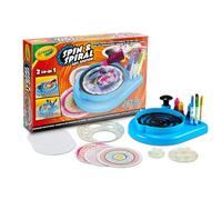CRAYOLA - Super Set Spin and Spiral 3-in-1, pour créer des Mandalas et des tourbillons de Couleurs avec des marqueurs et des encres colorées, idée Cadeau pour Les Enfants, à partir de 6 Ans, 74-7640