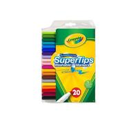 Crayola Super Tips Marqueur non permanent couleurs assorties pack de 20