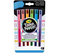 Crayola - Take note! 6ct Dual Ended Highlighter Pens - - 256503.024