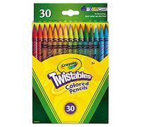 CRAYOLA Twistables Crayons de Couleur, 30 Couleurs Assorties/Lot (Cyo687409)