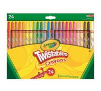Crayola Twistables Lot De 24 Crayons Couleurs Multicolores Sans Taille