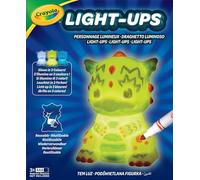 CRAYOLA Veilleuse Dragon lavable en forme de dragon - Couleur, lavage, répétition - Piles non incluses - À partir de 3 ans