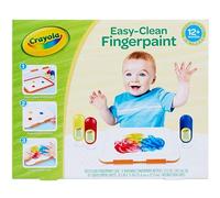 Crayola Washable Finger Paint Station, Less Mess Finger Paints for Toddlers, Kids Gifts for Holiday