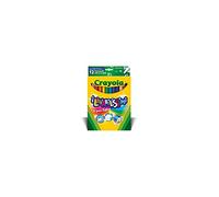 Crayola Feutres lavables Set 12 – Pointe fine – Multicolore