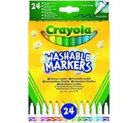 Crayola Washable Markers fineliner junior 24 pièces Multicolore
