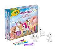 CRAYOLA - Washimals Peculiar Pets, Kit Recharge avec 3 Bébés Animaux, 3 Feutres Lavables et Brosse, Jeux et Cadeau pour Enfants, à partir de 3 Ans, 74-7700