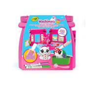 Crayola Washimals Pets Spa - Kit créatif (feutres & figurines à colorier) - Parfumés