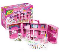 Crayola Coffret Super Salon Washimals – 5 animaux miniatures – À partir de 3 ans