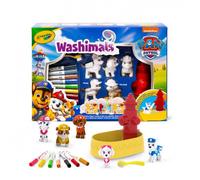 Crayola Kit Washimals Pat' Patrouille – 5 animaux, 8 feutres lavables, baignoire – dès 3 ans