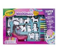 Crayola Washimals Set Bath+12 Pets One Size Multicolor