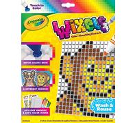 CRAYOLA Wixels Kit d'activités pour Animaux Pixel Art - Cadeau pour Enfants de 6, 7, 8, 9 Ans