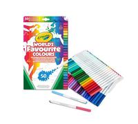 Crayola World's Favourite Colours, 50 Feutres Super Tips Préférés du Monde