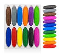 Crayon , 12 Couleurs Mes Premiers Crayons Enfants de Cire Cacahuète pour Tout Petits à Partir de 1 An,Livraison aléatoire