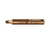 STABILO - Crayons de couleur woody 3in1 - Lot de 5 - Terre de Sienne brûlée
