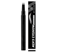 Crayon À Barbe - Forme Sourcils à Pointe Quatre Fourches pour Hommes,Marqueur de Barbe Imperméable,pour Soin Quotidien Soirée Rassemblement Social Travail Week-end