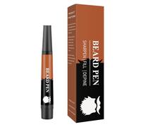 Crayon à barbe - Marqueur de poils du visage, stylo de toilettage imperméable avec pointe de fourchette, amplificateur de moustache résistant à la transpiration avec extrémités, outil cosmétique