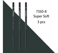 Crayon À Charbon À Poignée Facile À Découper, 3 Pièces 7350, Doux/Super Doux/Neutre, Papeterie Fournitures Scolaires D'art Pour Étudiants