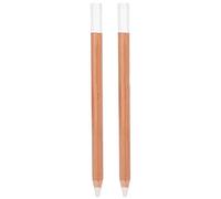 Crayon à charbon crayons blancs de dessin 2 pièces, crayon de croquis professionnel pour mettre en évidence la conception d'art de dessin, fournitures de peinture d'art de papeterie de stylo