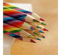 Crayon à dessin arc-en-ciel, quatre couleurs concentriques | Explorez les marques multicolores avec un crayon à dessin arc-en-ciel qui combine quatre couleurs dans un noyau concentrique