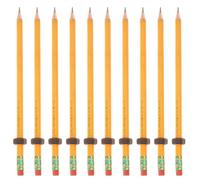 Crayon à écrou rotatif - Outil d'écriture sensorielle sans danger pour la salle de classe avec design en bois pour les devoirs à domicile - Crayon fileté en bois