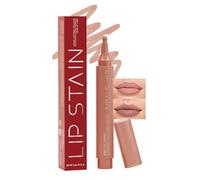 Crayon a Levre Lip Stain Pen, Nude Rouge a Levre Mat Longue Tenue, Rouge à Lèvres Sans Transfert, Waterproof Highly Pigmented Lip Liner, Silky Lipstick Pen, Natural Tattoo Effect Maquillage Femme-01