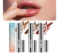 Crayon à Lèvres Amovible, Longue Durée, Crayon à Lèvres Amovible, Tache de Crayon à Lèvres Décollable, Crayon à Lèvres Détachable et Détachable, Crayon à Lèvres Sans Taches (3pc)