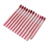 Crayon À Lèvres Fixant 12 Couleurs Matte Crémeux Naturel Longue Tenue pour